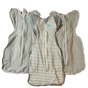 Love to Dream Gray Swaddle Bundle Size Medium